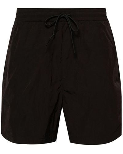 Carhartt Tobes Crinkled Swim Shorts - Black