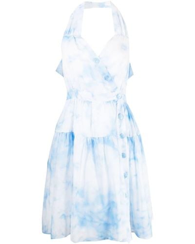 Max & Moi Roudoudou Halterneck Dress - Blue