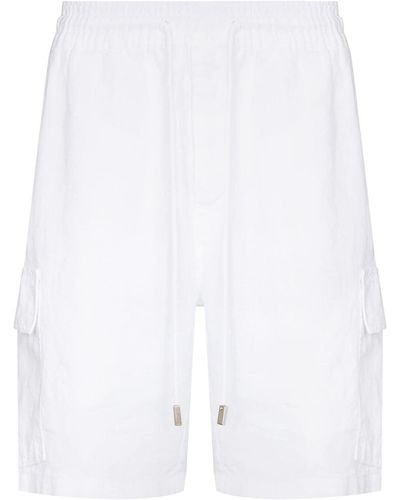 Vilebrequin Baie Linen Cargo Shorts - White