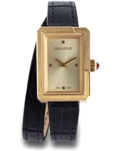 Zadig & Voltaire Cecilia 28mm 腕時計 - ブラック