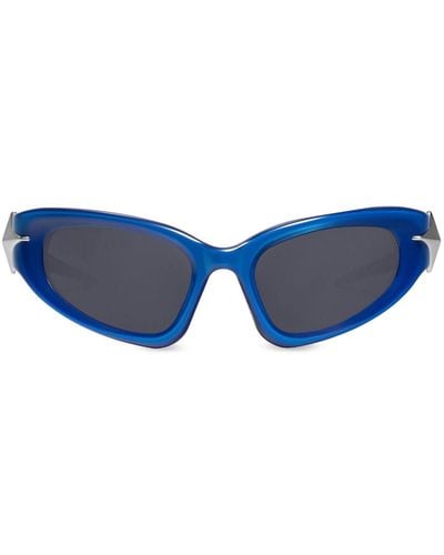 Gentle Monster Paso goggle-style Frame Sunglasses - Blue
