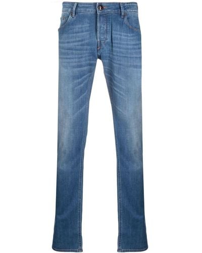Hand Picked Orvieto Slim-Fit-Jeans - Blau