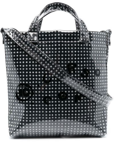 10 Corso Como Monogram Print Tote - Black