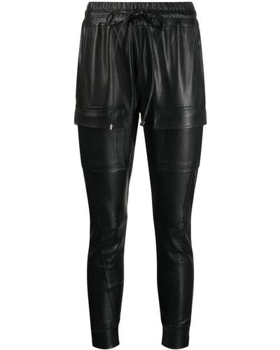 Manning Cartell Open Season Lambskin Cropped Trousers - Black