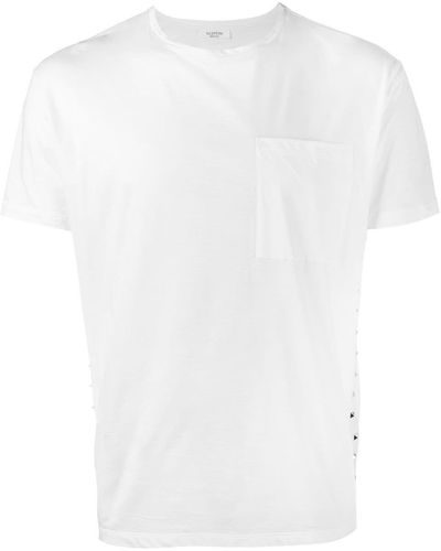 Valentino T-shirt con taschino sul petto - Bianco