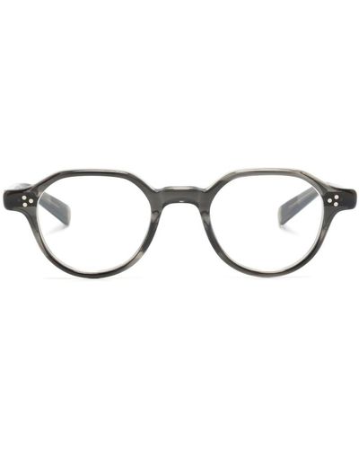 Eyevan 7285 ラウンド眼鏡フレーム - グレー