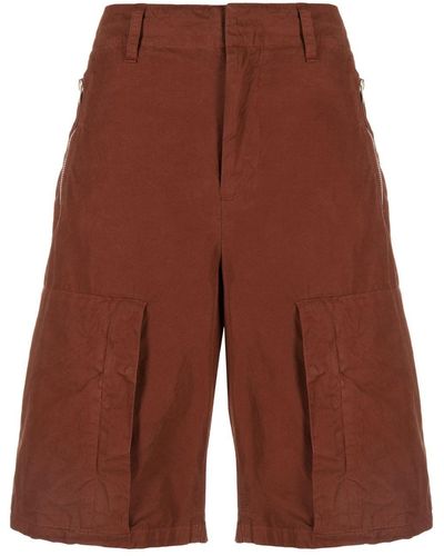 Rag & Bone Knee-length Cotton Shorts - Brown