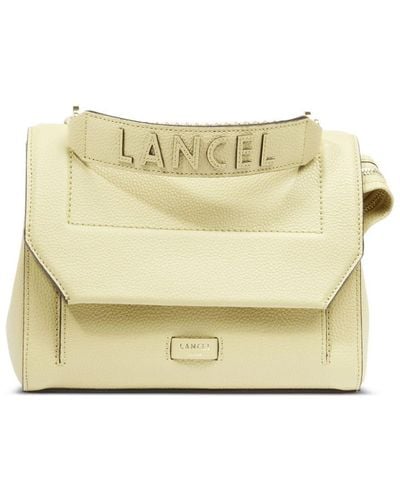 Lancel Mini Leather Cross Bag - Natural