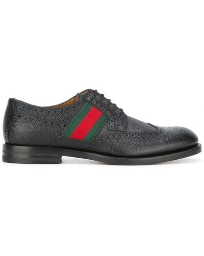 Gucci Strand Wingtip Oxford Shoes - Black