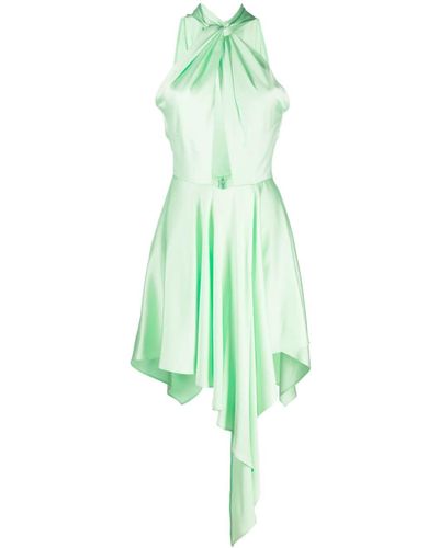 Stella McCartney Halterneck Draped Minidress - Green