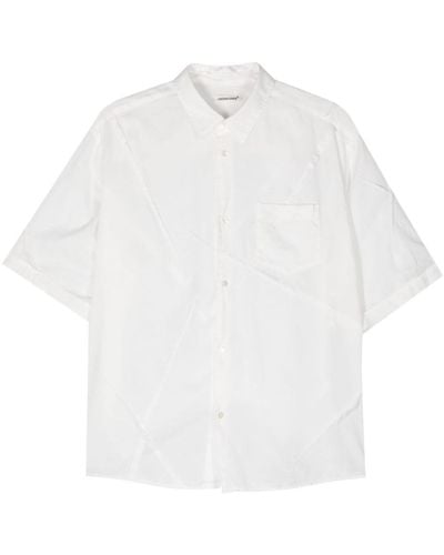 Undercover Patch-pocket Semi-sheer Shirt - White