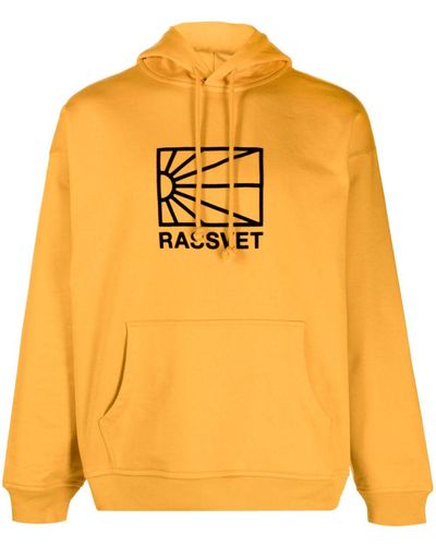 Rassvet (PACCBET) Hoodie mit Logo-Prägung - Orange