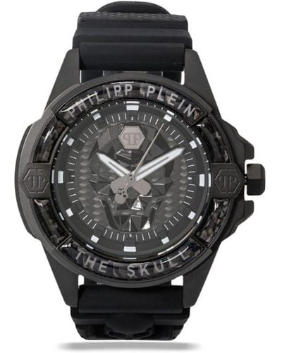Philipp Plein The $kull Carbon Fiber Horloge - Zwart