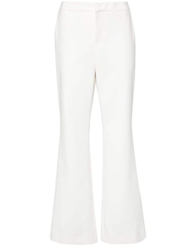 Balmain High-waist Flared Trousers - White