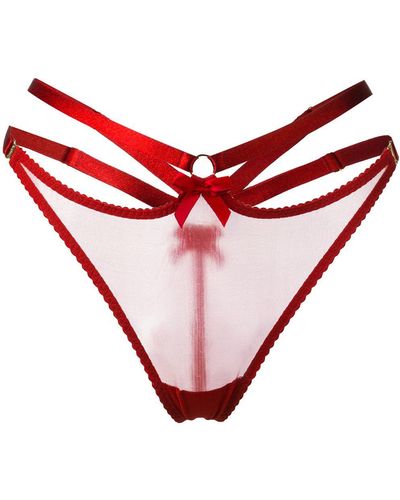 Bordelle Harness thong - Rosso