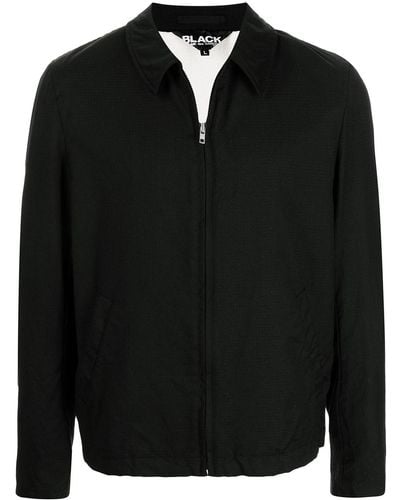 COMME DES GARÇON BLACK 13579-print Shirt Jacket - Black