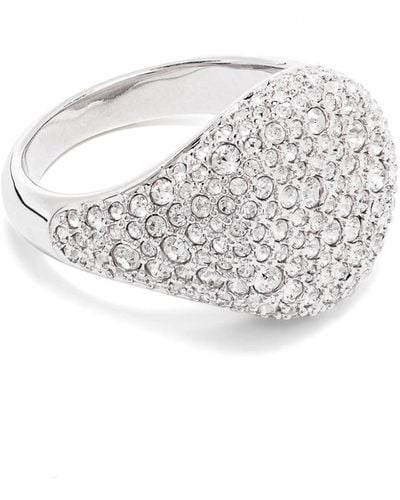 Swarovski Meteora Crystal-embellished Ring - White