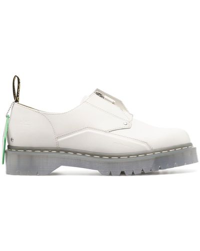 A_COLD_WALL* Cream X Dr. Martens 1460 Derby Shoes - White
