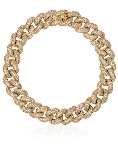 SHAY Bracelet en or 18ct à détails de diamants - Métallisé