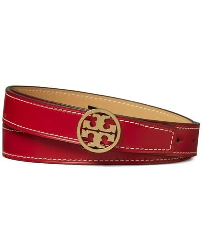 Tory Burch 1" Miller Reversible Belt - Red