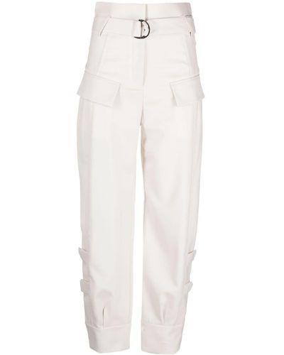 IRO Pantalones Marita con bolsillos cargo - Blanco