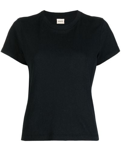 Khaite Katoenen T-shirt - Zwart