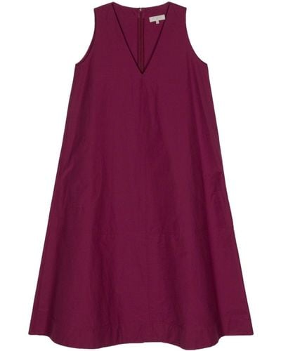 Antonelli Sleeveless Flared Dress - Purple