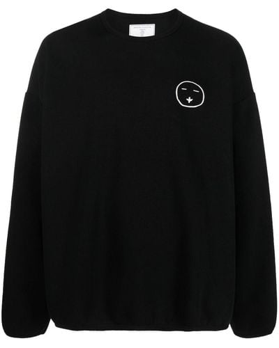 Societe Anonyme Sweater Met Ronde Hals - Zwart