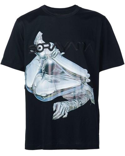 Juun.J X Hajime Sorayama Print T-shirt - Black
