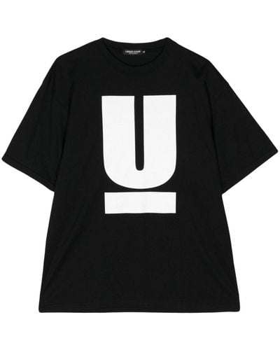 Undercover Graphic-print Cotton T-shirt - Black
