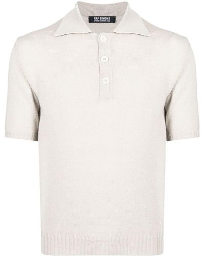 Raf Simons Short-sleeved Wool Polo Shirt - Multicolour