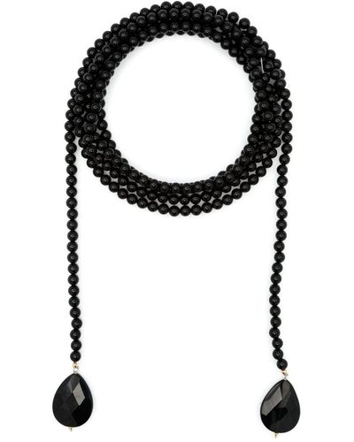 Atu Body Couture Bead-chain Wraparound Necklace - Black