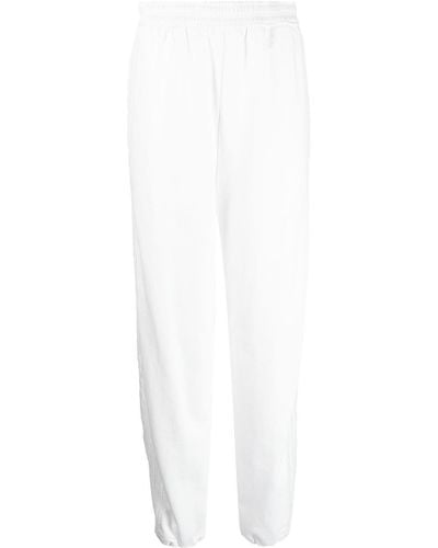Goen.J Cut Out-detail Track Trousers - White