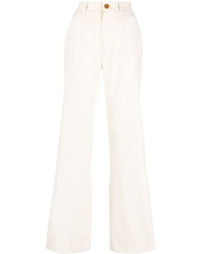 Vivienne Westwood Pantalon de tailleur à coupe droite - Blanc