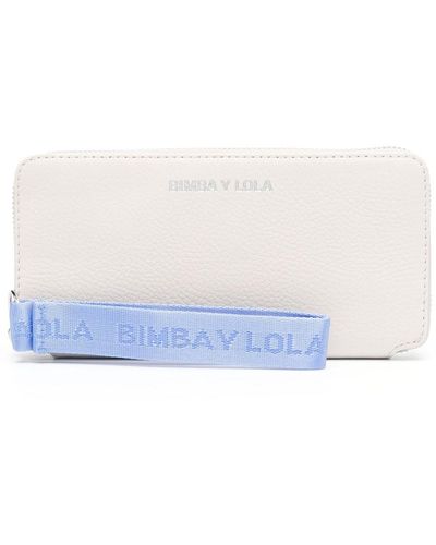 Bimba y Lola Crocodile-Effect Zip-Around Wallet - ShopStyle