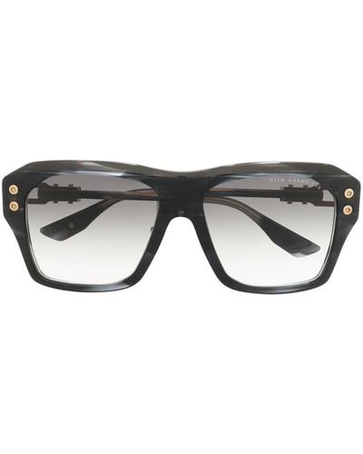 Dita Eyewear Sonnenbrille mit eckigem Gestell - Braun