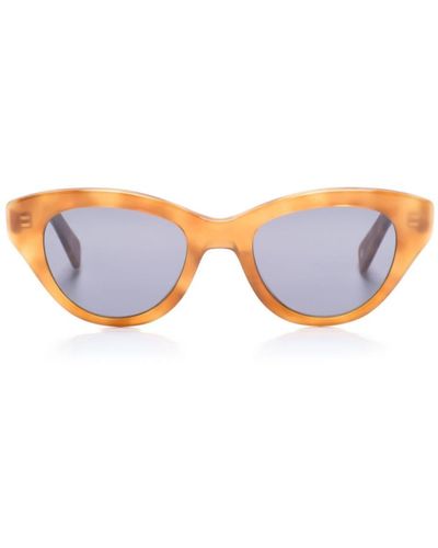 Garrett Leight Gafas de sol Dottie con montura cat eye - Azul