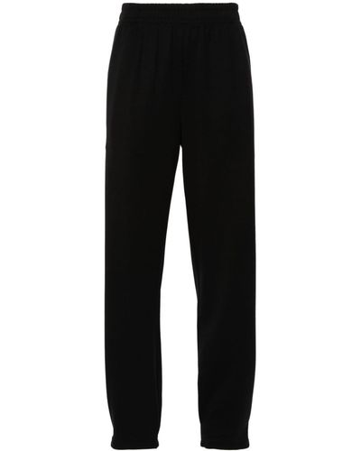 Styland Jersey Tapered Trousers - Black