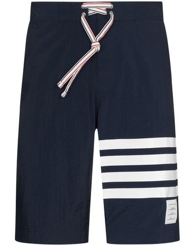 Thom Browne 4 Bar Shorts - Blauw