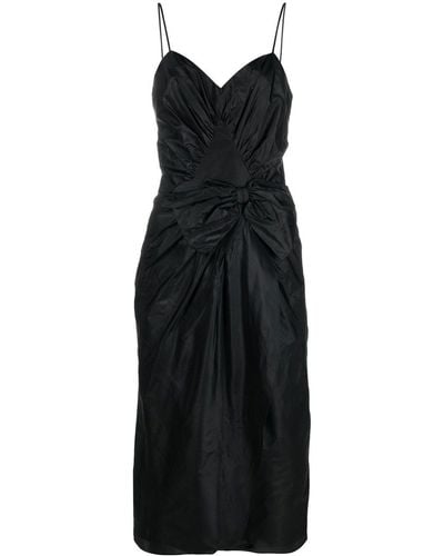 Maison Margiela Ruched Detail Dress - Black