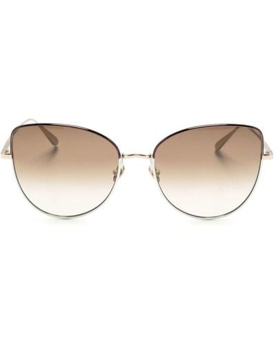 Linda Farrow Eloise Cat-eye Sunglasses - Natural