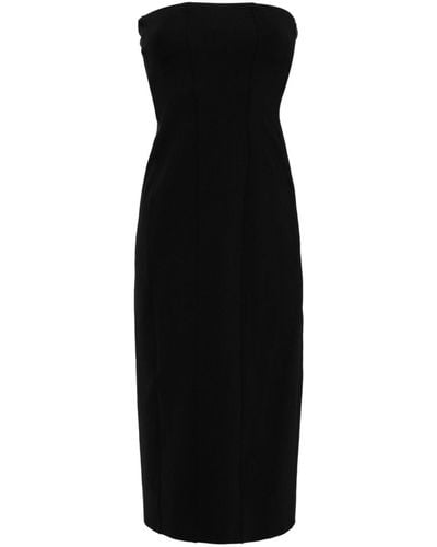 The Row Melonia Midi Dress - Black