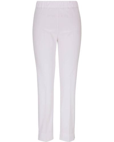 D.exterior Tailored-cut Slim-fit Trousers - White