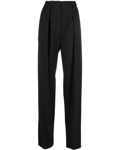 Magda Butrym High-waisted Tailored Trousers - Black