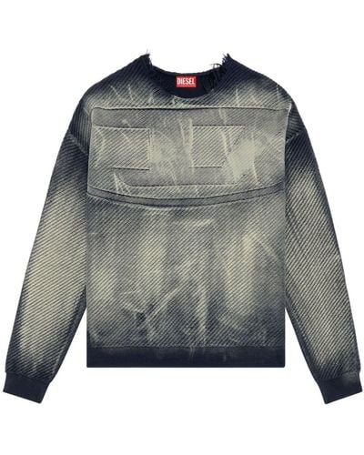 DIESEL K-klever Cotton Sweatshirt - Gray