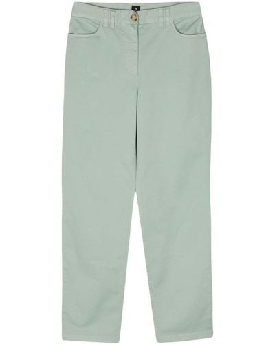 PS by Paul Smith Logo-appliqué Slim-fit Trousers - Green