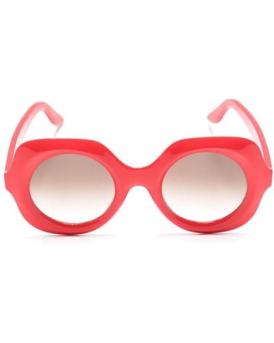 LAPIMA Paula Oversize-frame Sunglasses - Red