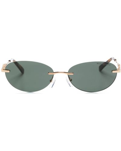 Michael Kors Sonnenbrille mit rundem Gestell - Grün