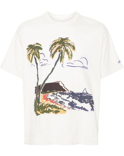 Levi's T-Shirt mit grafischem Print - Weiß