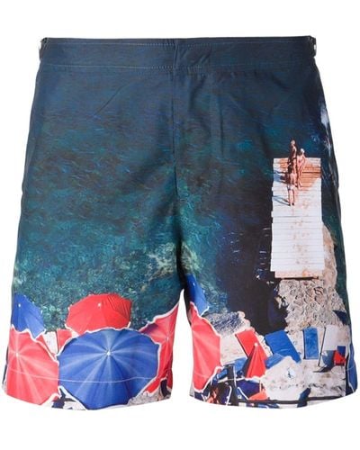 Orlebar Brown 'bulldog' Swim Shorts - Blue
